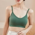 thumbnail image 4 of Cathalem Double Support Wireless Bra Lift Underwire Demi Bra With Push-up Cups,Green L, 4 of 5