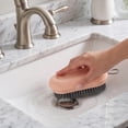 thumbnail image 5 of Laundry Shoe Brush, Soft Bristle Cleaning Scrubber with Hanging Hole, Multi-Purpose Brush for Shoe Sink Stove Countertop, Kitchen Bathroom Household Cleaning Tool, 5 of 6