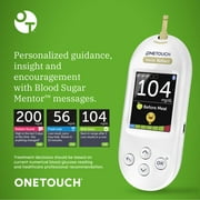 OneTouch Verio Test Kit - Includes Verio Reflect Blood Glucose Meter, 30 Lancets, Lancing Device, 30 Test Strips - Diabetes Care Supplies