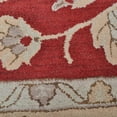 thumbnail image 3 of Rugsotic Carpets Hand Tufted Wool Eco-Friendly Area Rugs - 8'x8', Square, Red Gold, Modern Contemporary Design, High Pile Handmade Anti Skid Rugs for Living Room, Bed Room (K00531), 3 of 7