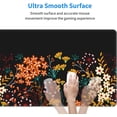 thumbnail image 4 of Extended Gaming Mouse Pad (31.5x12 in), Large Stable Rubber Base Mousepad with Stitched Edges, Keyboard Mouse Mat Desk Pad for Work, Game, Office, Home - Beautiful Floral, 4 of 5