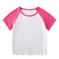 thumbnail image 3 of Xdegoge Summer Sets for Boys Girls 2 Piece Toddler Clothes Crewneck Short Sleeve Shirts Drawstring Shorts Pajama Lounge Sets Homewear Workout Sets, Size 8 Years Online, 3 of 4