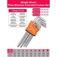 thumbnail image 1 of Ensemble de 9 Clés Torx Star, Clés Allen, Clé Hexagonale, Clés de Clé Double Extrémité, Tournevis Type L, Outils de Réparation Torx m, 1 of 6