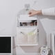 thumbnail image 5 of Bolsa organizadora de almacenamiento para colgar en la pared con bolsillos | Tela no tejida | Blanco | Para casa, oficina, dormitorio, cocina | Fácil de instalar en la pared, 5 of 6