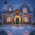 thumbnail image 4 of 118 Inches Wave Flag News Year's And Christmas Decoration Supplies Store Shopping Mall Christmas Scene Atmospheres Decoration, 4 of 6