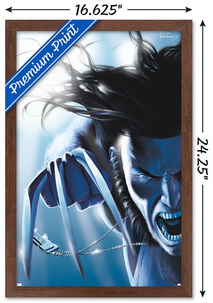 Marvel Comics - Wolverine - Wolverine #11 Wall Poster, 14.725" x 22.375", Framed