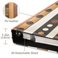 thumbnail image 3 of FORMRS 3 Ring Photo Album 4"x6" Self Adhesive Large Capacity PU Leather Cover, Abstract Dots, 3 of 7