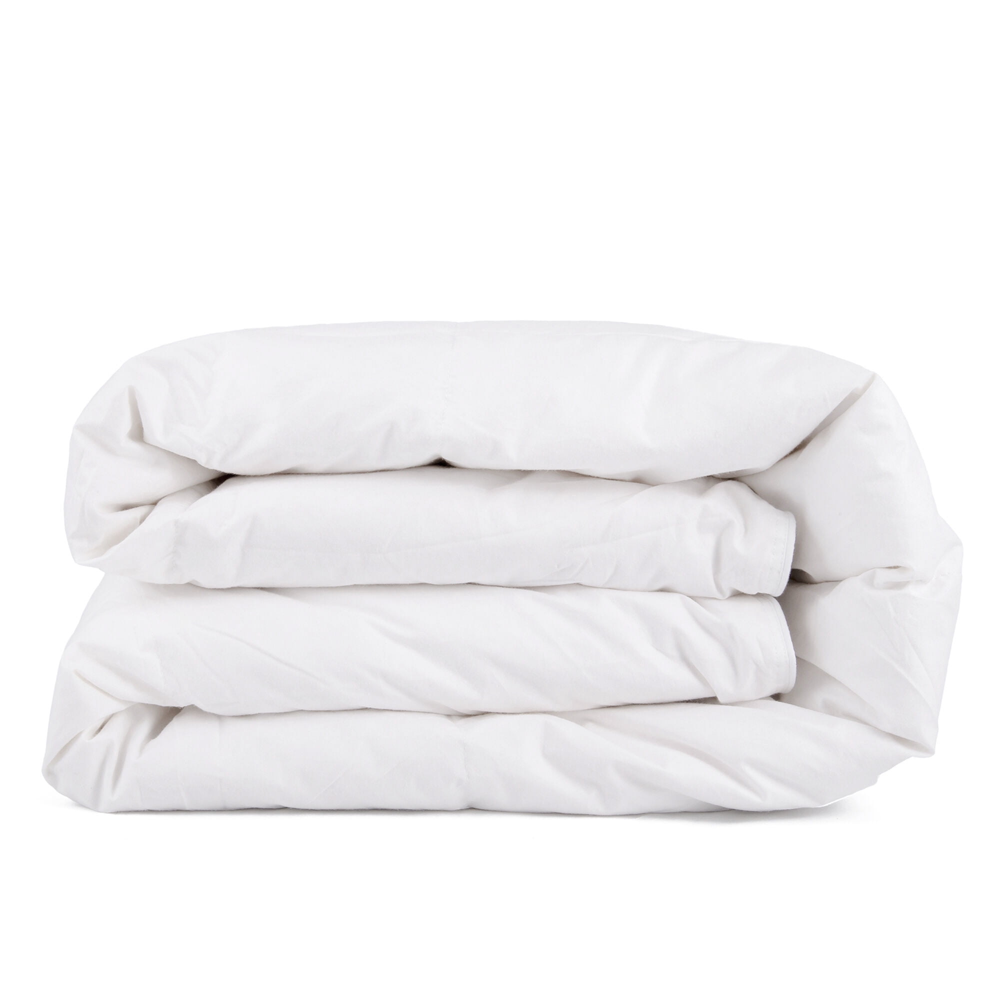 Organic Club Queen Cotton Duvet with Feather and Duck Down Filling 100% Cotton Cover Comforter All-Season Bedding Queen Size 87x87" (220x220 cm), Machine Washable, White