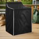 thumbnail image 4 of WRITWAA Protector Impermeable Negro Cubierta Antipolvo Anti Uv Para Lavadoras Automáticas, 4 of 8