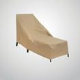 thumbnail image 3 of Modern Leisure Basics Patio Chaise Lounge Cover, 2-Pack, 76"L X 27"W X 30"H, Khaki, 3 of 12