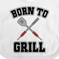thumbnail image 4 of Inktastic Bbq Born to Grill Boys or Girls Baby Bib, 4 of 4