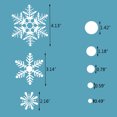 thumbnail image 2 of 4 Sheets Snowflake Stickers Adhesive Window Decals Christmas Glass Stickers, 2 of 8