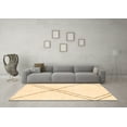thumbnail image 3 of Ahgly Company Indoor Square Solid Orange Modern Area Rugs, 7' Square, 3 of 4