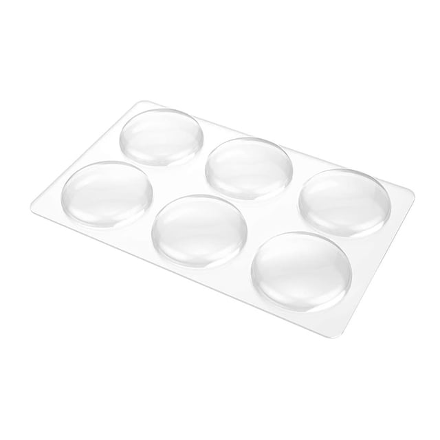 Liquidation! beishanbush Protection de Meubles Poignée Butée de Porte Autocollant Anti-Collision Coin Autocollant Mural Tampon de Porte 6 Pcs Transparent