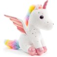 thumbnail image 1 of Sew Butiful 8" Unicorn Stuffed Animal - Cute Plush Toy Gift for 3-8 Years Old Girls, Soft Birthday Present for Baby, Toddler, Kids, Decor (White), 1 of 4