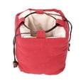 thumbnail image 5 of IBASETOY 1Pc Compact Red Teaware Organizing Pouch with Strong Drawstrings for Travel Use, 5 of 8