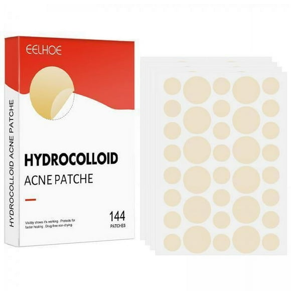 Bunblic 3xSet of 144 Hydrocolloid Pimple Patches for Marks Blemishes Zits 3 Pcs