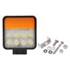 thumbnail image 1 of LED Trailer Light Super Bright Aluminum Alloy Rust Proof Square Security Tow Light DC10‑80V, 1 of 4