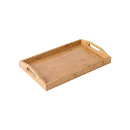 

Bbq Accessories Cookware Bamboo Tray Household Tea Cup Wooden Hotel Restaurant Bread Barbecue