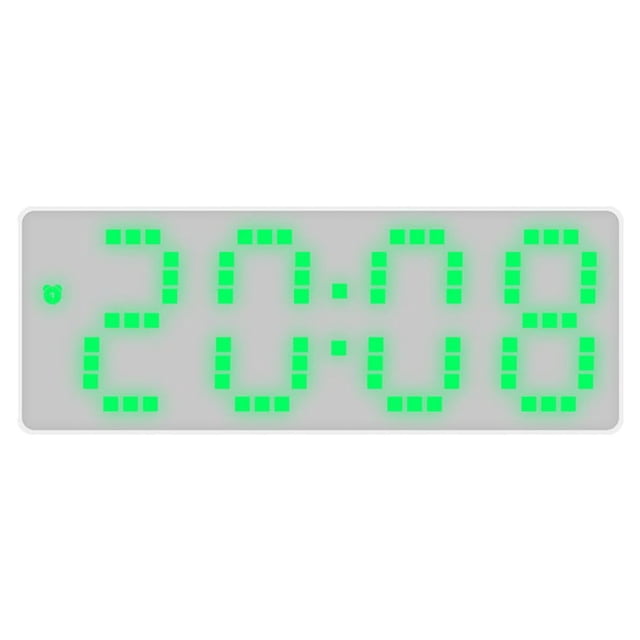 Advancent Pantalla grande Clara y brillante Tiempo de lectura fácil Números digitales coloridos Colocación doble Más información Electrodomésticos 8017VerdeLuz