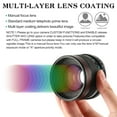 thumbnail image 3 of Open Box EF Lens for Canon - 85mm f1.8 Medium Telephoto Lenses Manual Camera Portrait Lens for Canon EOS Rebel T8i T7i T7 T6 T6s T6i T3i T2i SL3 SL2 4000D 2000D 5D Mark IV/6D II/7D 90D 80D 70D 60D, 3 of 8