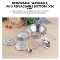 thumbnail image 3 of Arcticwind Ergonomic Food Mill Stainless Steel With 3 Grinding Discs and Hand Crank,Durable and Rust-Resistant,Grind and crush tomato sauce,for Purees, Sauces, Soups, Dishwasher Safe, 3 of 8