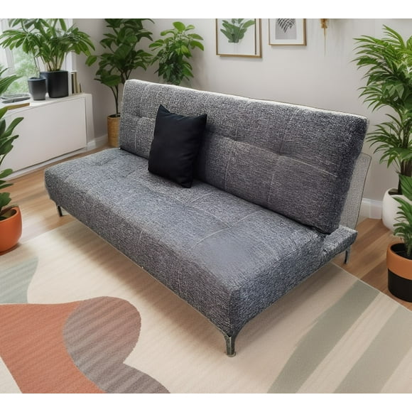 Sofá Cama Reclinable Venus Lino Gris SALVANTO