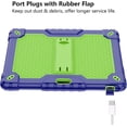 thumbnail image 3 of FIEWESEY Case for Sky PAD 10 10.1" Tablet Case,Heavy-Duty Drop-Proof Shockproof Hybrid Kids Protective Case for Sky PAD 10 Tablet 10.1 inch Tablet (Navy Blue/Green), 3 of 5