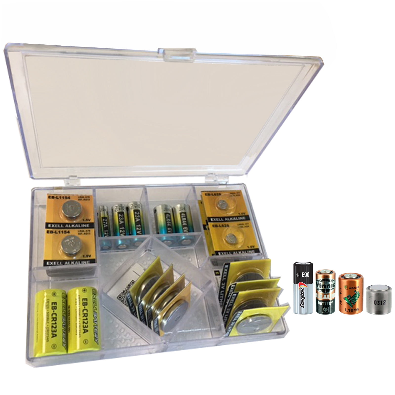 32pc Exell Battery Essentials Kit(Best & Most Popular Small Battery ...