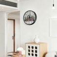 thumbnail image 6 of Voice Activated Clock with Glow Light 12 Inch Large Silent Wall Clock Battery Operated for Home Decor Christmas Deer and Snowmen, 6 of 8