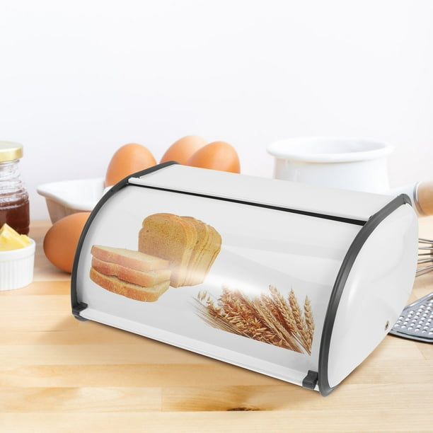 WASHWEPE Caja De Almacenamiento Para Pan Con Base Antideslizante Para Uso Doméstico