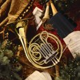 thumbnail image 1 of OULII French Horn Grip Cowhide Simple Installation For Musical Instrument Use 1Pack, 1 of 8