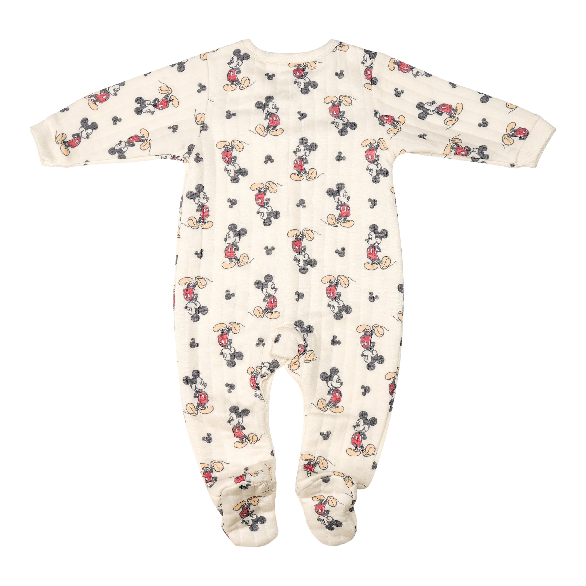 Disney Clothes Baby Boys 2-Pack Quilted Footed Coveralls - Mickey Mouse, Winnie the Pooh and Dumbo (0/3M-6/9M)