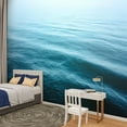 thumbnail image 2 of Peel and Stick Wallpaper Ripples blue water surface Modern Art Wall Mural Decor Self Adhesive and Removable 100in x 144in, 2 of 8