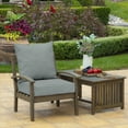 thumbnail image 3 of ARDEN Outdoor Deep Seat Cushion Set, 22 in x 24 in, Weather-Proof, Rain-Proof, Fade Resistant Patio Cushion Stone Grey Leala, 3 of 9