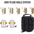 thumbnail image 3 of Bolsa de primeros auxilios Molle para mochila de chaleco de cinturón táctico, bolsa de bolsa médica pequeña táctica EMT solamente ShuxiuWang 1327533077255, 3 of 5