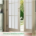 thumbnail image 3 of Cateissary Película de ventana esmerilada para el hogar, oficina, Hotel, Control de calor, pegatina de privacidad, filtración de sol, películas Tratamientos de ventanas Blanco 30*200cm, 3 of 6