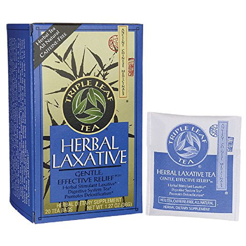 Triple Leaf Tea, Herbal Laxative, 20 Tea Bags, 1.4 oz (40 g) 2pc