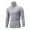 Gray, variant on qucoqpe Men's Slim Fit Turtleneck Sweater Casual Twisted Knitted Pullover Sweaters