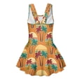 thumbnail image 5 of Tutolipy One Piece Swimsuits, Retro Palm Tree Print Girls One Piece Swimsuit, Skirt Swim Dress Girls Swimsuits with Skirts for Swim Lessons Size 12-13 Years, 5 of 8