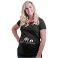 thumbnail image 4 of Mommy's Little Peanut Cute Elephant Women's Maternity T Shirt Tee Brisco Brands S, 4 of 7