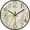 Forest, variant on VOCOO Retro Wall Clock Glass Silent Classic Clock, 12 Inch Large Round Quartz Clock Battery Operated Non Ticking Easy to Read for Bedroom Living Room Kitchen Home Office
