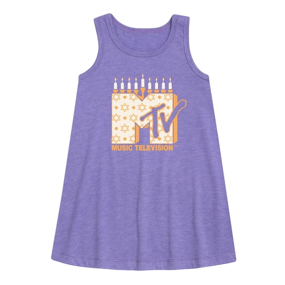 MTV - Hanukkah Logo - Toddler & Youth Girls A-line Dress