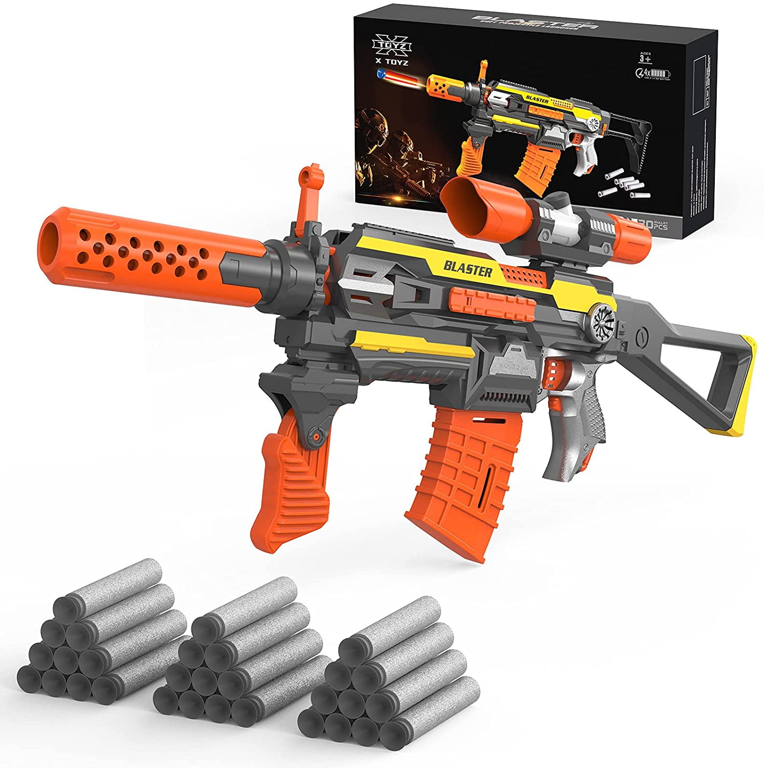 Gun Blaster Toy Gun Guns sniper Dark Strike Rifle Scope Automatic Soft Toys Kids