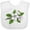 AA-White, variant on Inktastic Beautiful Apple Blossom Flowers on Branch Boys or Girls Baby Bib