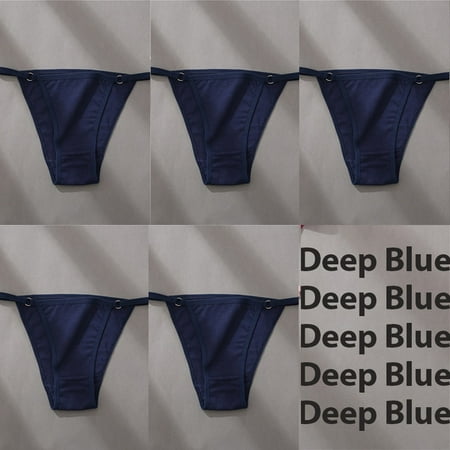 

5PCS/Set Sexy Underwear Cotton Panties Women Lingerie Female Underpants Hoop Design Waistband Briefs Intimate Bikini Panty Woman