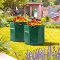 thumbnail image 5 of Reusable Yard Waste Bag 106 Gallon 400L Extra Large Leaf Storage Container • Heavy Duty Waterproof Garden Trash Barrel • Folding Reusable Lawn Debris Bin, 5 of 6
