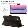 thumbnail image 5 of Samsung Galaxy A32 5G Wallet Case, Dteck Embossed Butterfly PU Leather Folio Flip Phone Case Stand Protective Cover with Credit Card Holder / Hand Strap for Samsung Galaxy A32 5G, Black, 5 of 6