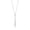 Stainless Steel, variant on harmtty Charm Necklace Hollow Out Triangle Pendant Adjustable Chain Allergy Free Colorfast Decoration Sexy Pull Adjustment Tassel Charms Chain Necklace Women Accessories,Stainless Steel