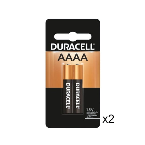 4-Pack AAAA Duracell Alkaline Batteries (MX2500)